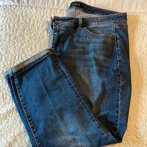 Talbots flawless five pocket 18w crop jeans